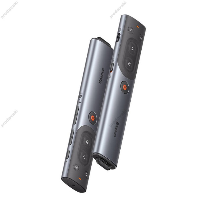 Лазерна указка Baseus Orange Dot AI Wireless Presenter (Red Laser) (Charging) Grey WKCD020013