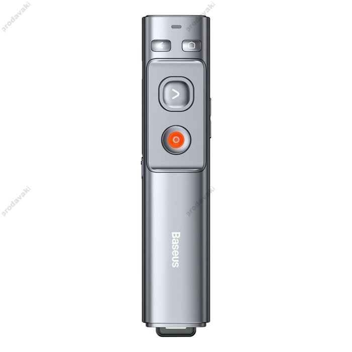 Лазерна указка Baseus Orange Dot Wireless Presenter (Red Laser) (Charging) Grey WKCD000013