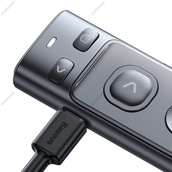 Лазерна указка Baseus Orange Dot Wireless Presenter (Red Laser) (Charging) Grey WKCD000013
