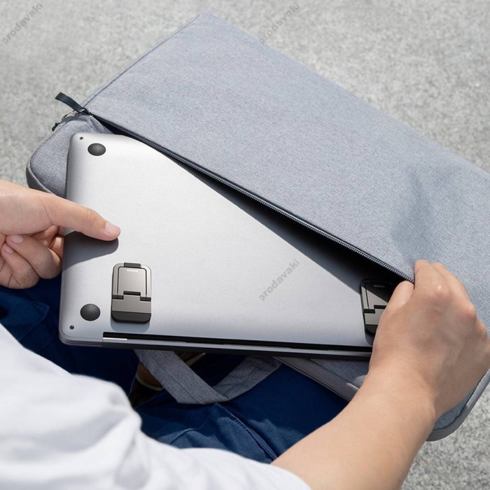 Підставка для ноутбука та MacBook Baseus Slim Laptop Kickstand (2pcs) Silver (LUZC000012)