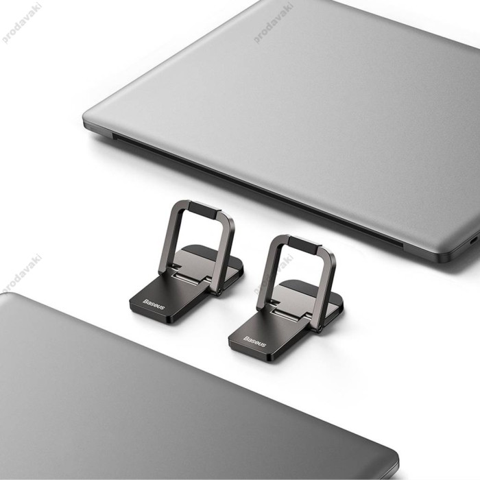 Підставка для ноутбука та MacBook Baseus Slim Laptop Kickstand (2pcs) Grey (LUZC000013)