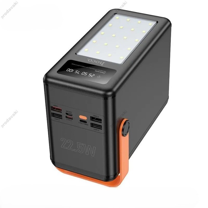 Повербанк портативний акумулятор Power bank Hoco DB120 Prometheus 22.5W fully compatible 120 000mAh Black