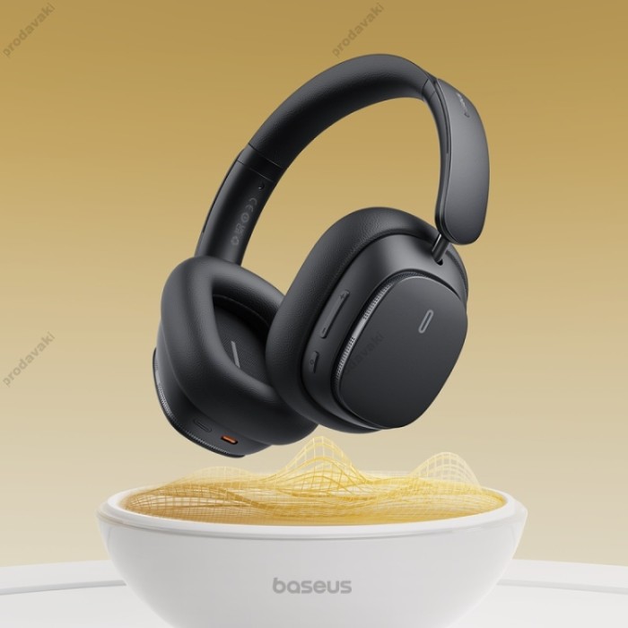 Бездротові Bluetooth навушники Baseus Bowie H1 Pro Noise-Cancellation Wireless Headphones Black A00050601113-00
