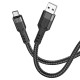 Кабель HOCO U110 charging data cable USB to Type-C 3A 1.2m Black