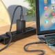 Кабель HOCO U110 charging data cable USB to Type-C 3A 1.2m Black