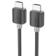 Кабель HOCO US08 Male to Male HD кабель HDMI HDMI 2.0 4K 3m Black