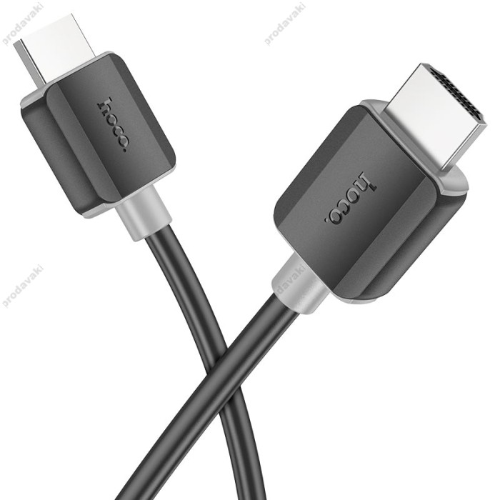 Кабель HOCO US08 Male to Male HD кабель HDMI HDMI 2.0 4K 3m Black