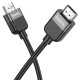 Кабель HOCO US09 Cutting-edge male to male data cable HDMI to HDMI 2.0 4K 1m Black