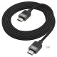 Кабель HOCO US09 Cutting-edge male to male data cable HDMI to HDMI 2.0 4K 3m Black
