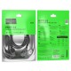 Кабель HOCO US09 Cutting-edge male to male data cable HDMI to HDMI 2.0 4K 1m Black