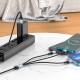 Кабель HOCO X102 Fresh 3-in-1 charging data cable (iP+Micro+Type-C) 1m. Black