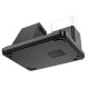 Бездротовий зарядний пристрій Hoco CQ9 Crown 3-in-1 night light wireless fast charger with clock Black