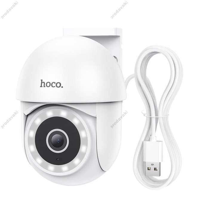 Камера відеоспостереження HOCO D2 outdoor PTZ HD camera White