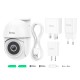 Камера відеоспостереження HOCO D2 outdoor PTZ HD camera White