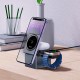 Бездротовий зарядний пристрій Hoco CQ8 folding 3-in-1 magnetic wireless fast charger Gray