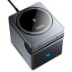 Бездротовий зарядний пристрій Hoco CQ8 folding 3-in-1 magnetic wireless fast charger Gray