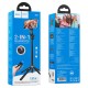 Монопод-трипод HOCO K21 Stream aluminum alloy live broadcast holder 1.37m Black
