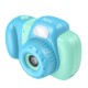 Фотоапарат дитячий HOCO DV201 Dual lens children camera Blue