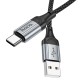 Кабель HOCO X102 Fresh charging data cable USB to Type-C 3A 1m Black