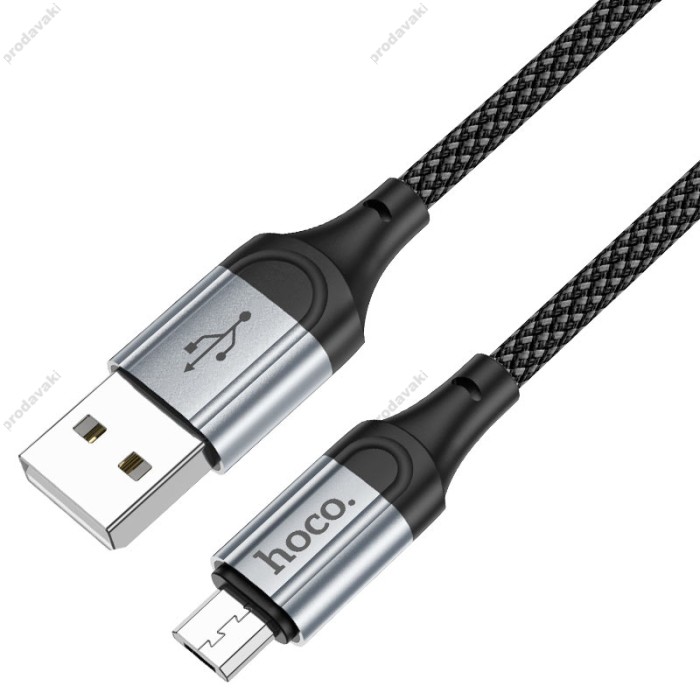 Кабель HOCO X102 Fresh charging data cable USB  - Micro-USB 1m Black