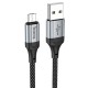 Кабель HOCO X102 Fresh charging data cable USB  - Micro-USB 1m Black