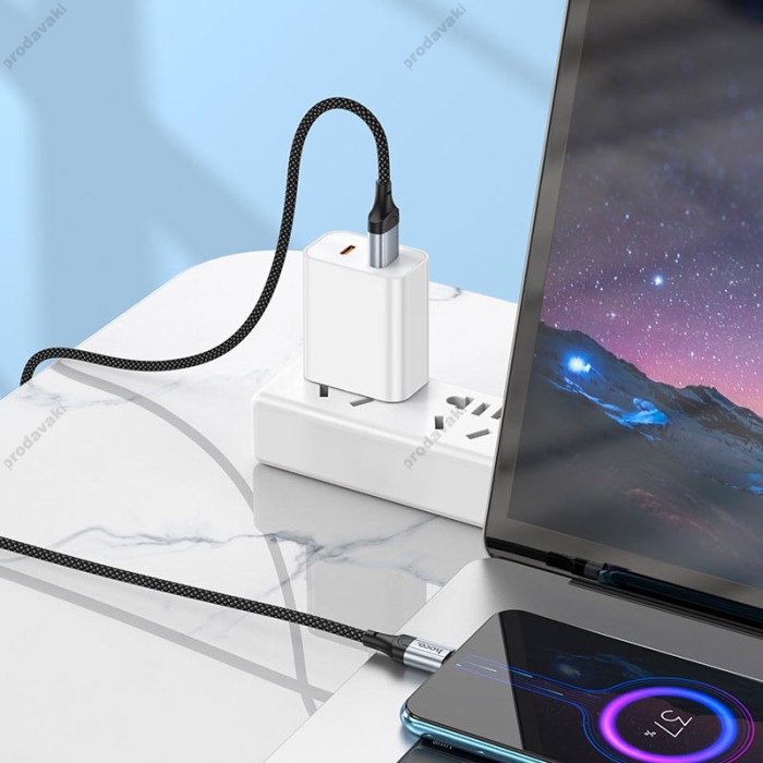 Кабель HOCO X102 Fresh charging data cable USB  - Micro-USB 1m Black