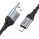 Кабель HOCO X102 Fresh charging data cable USB  - Micro-USB 1m Black
