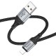 PD Кабель HOCO X102 Fresh charging data cable USB Lightning 1m Black