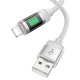 PD Кабель HOCO U126 Lantern charging data cable USB Lightning 1,2m Gray