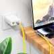 PD Кабель HOCO U118 Triumph PD rotating charging data cable Type-C Lightning Yellow