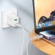 PD Кабель HOCO U120 Transparent explore intelligent power-off charging data cable Type-C Lightning white