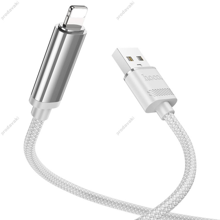 PD Кабель HOCO U127 Power PD charging data cable USB Lightning 1,2m Gray