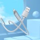 PD Кабель HOCO U127 Power PD charging data cable USB Lightning 1,2m Gray