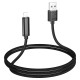 PD Кабель HOCO U127 Power PD charging data cable USB Lightning 1,2m Black