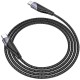 Кабель HOCO U95 Freeway PD charging data cable Type-C to Type-C 60W 3A 1.5m Black