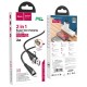 PD Кабель HOCO U95 Freeway PD Cable 2-in-1 USB / Type-C to Lightning 1,2m Black