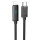PD Кабель HOCO U127 Power PD charging data cable Type-C Lightning 1,2m. Black