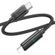 PD Кабель HOCO U127 Power PD charging data cable Type-C Lightning 1,2m. Black