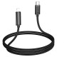 PD Кабель HOCO U127 Power PD charging data cable Type-C Lightning 1,2m. Black