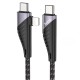 PD Кабель HOCO U95 Freeway PD Cable 2-in-1 Type-C / Lightning / Type-C 1,2m Black