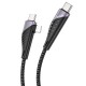 PD Кабель HOCO U95 Freeway PD Cable 2-in-1 Type-C / Lightning / Type-C 1,2m Black