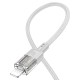 PD Кабель HOCO U129 Spirit transparent charging data cable Type-C Lightning 1,2m. Gray