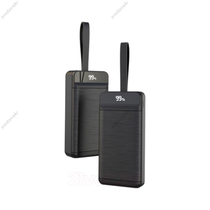 Повербанк портативний акумулятор Power bank XO PR157 fast-charging 22.5W 40000 mAh Black