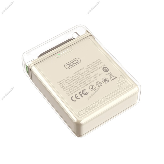 Повербанк портативний акумулятор Power Bank XO PR226 Mini MagSafe магнітний 22.5W 10000 mAh White