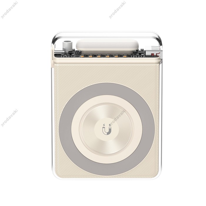 Повербанк портативний акумулятор Power Bank XO PR226 Mini MagSafe магнітний 22.5W 10000 mAh White