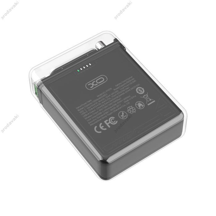 Повербанк портативний акумулятор Power bank XO PR226 Mini MagSafe магнітний 22.5W 10000 mAh Black