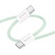 Кабель HOCO X104 Source charging data cable Type-C to Type-C 60W 2m Green