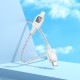 PD Кабель HOCO U124 Stone PD silicone intelligent power-off charging data cable Type-C Lightning 27W 1,2m. Gray