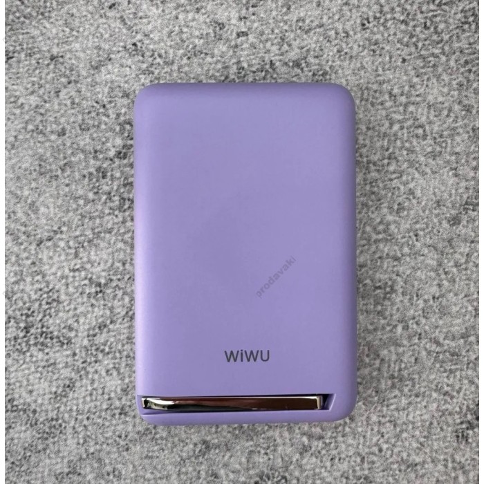 Повербанк портативний акумулятор Power Bank Wiwu Wi-P043 MagSafe магнітний 20W 10000 mAh Purple