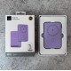 Повербанк портативний акумулятор Power Bank Wiwu Wi-P043 MagSafe магнітний 20W 10000 mAh Purple
